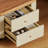 Ash Wood Hall Tree Coat Rack Cabinet-130035992