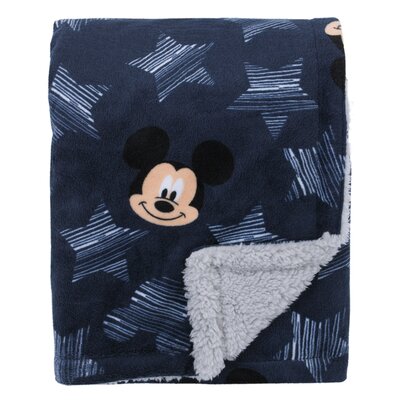 Disney Mickey Mouse Hello World Star Baby Blanket -  2859434