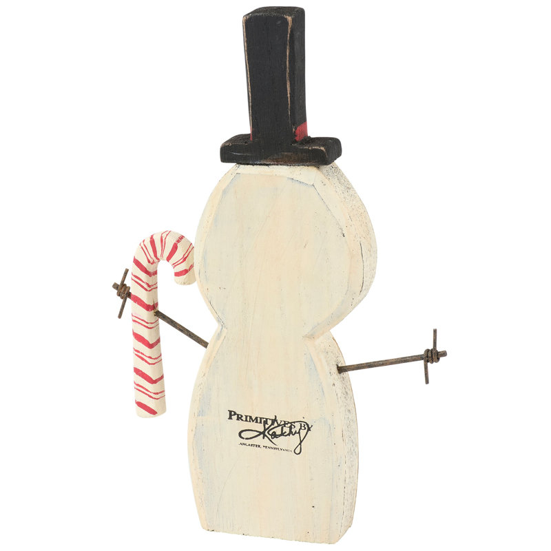  Snowman Candy Cane Chunky Sitter