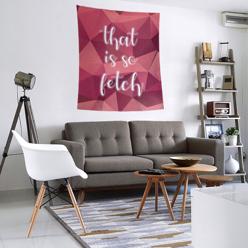 Tapisserie en polyester so fetch art, H 27,5 po x l 37,5 po
