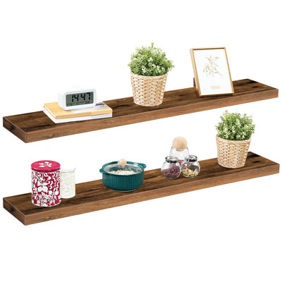 Kayleah 2 Piece Floating Shelf