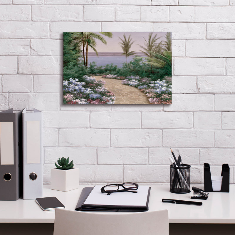 «Floral Breeze» par Diane Romanello, art mural sur toile, H 12 po x l 18 po x P 0,75 po