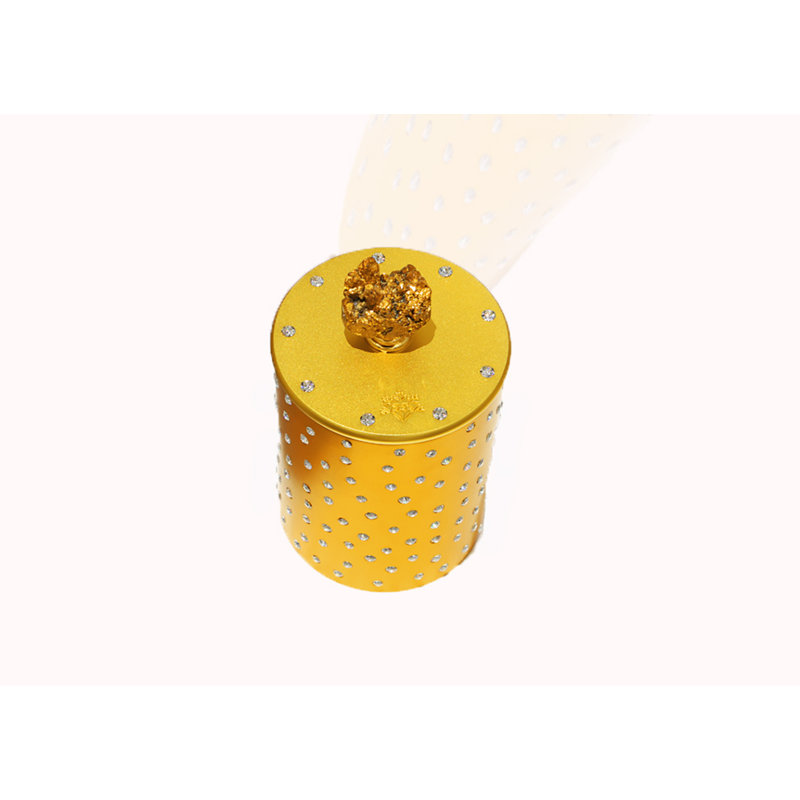 Arca Flamma Candle Holder Set - Gold, Gold