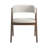 Arusha Wave Base Dining Table Set - Boucle Dining Chairs, 7-Piece Set-112577346