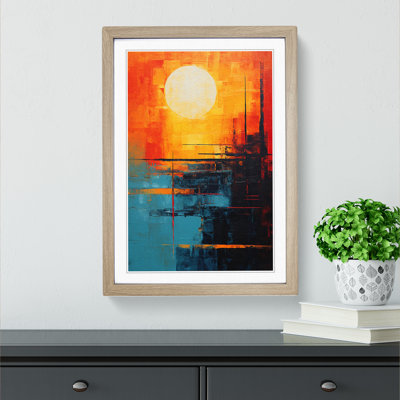 Sunset Abstract No.2 - Framed Print