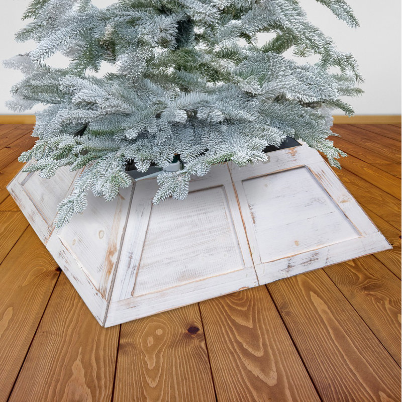 Collier d'arbre en bois, Blanc