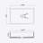 19.68'' Concrete Vessel Rectangular Modern Dark Gray With Patterns Bathroom Sink-125440247