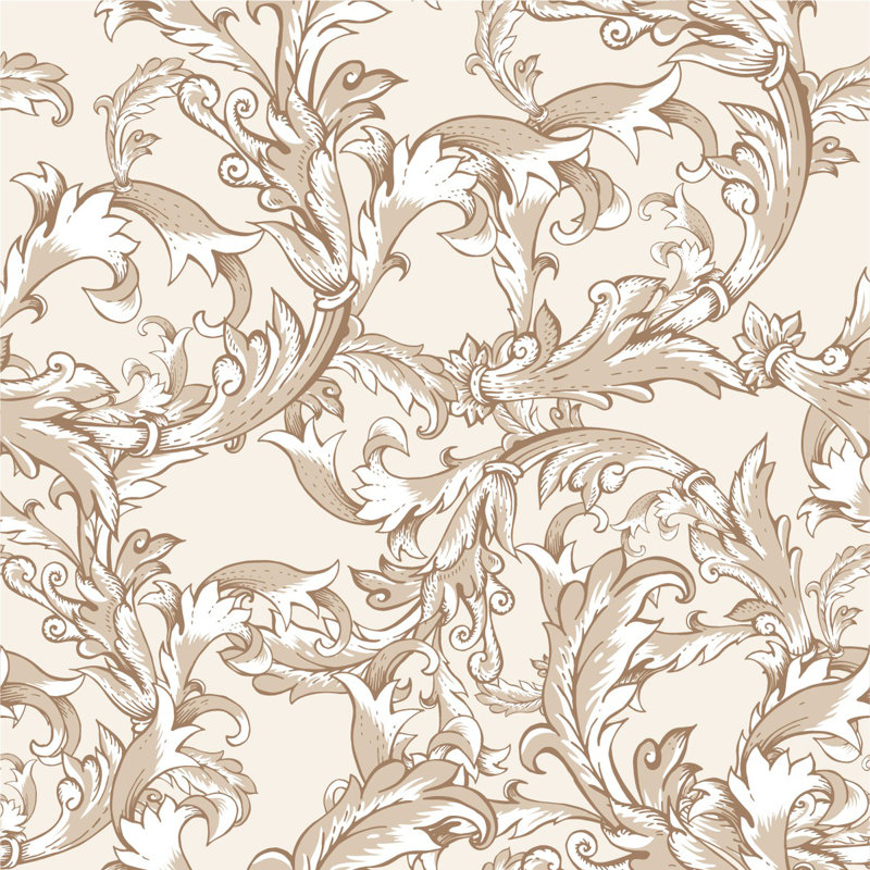 Peel & Stick Floral Wall Mural, 2.08' W x 10.42' L