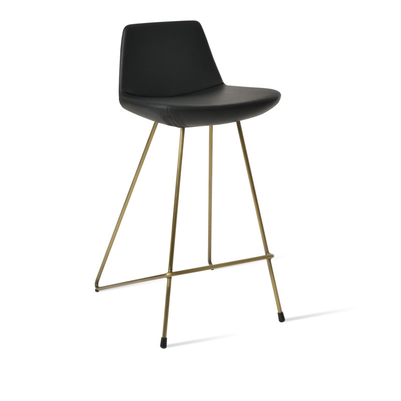Tabouret de comptoir Pera Cattelan, Noir PPMS