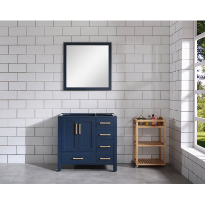 36 po X P 22 po Meuble-lavabo décalé à gauche D Aseelah