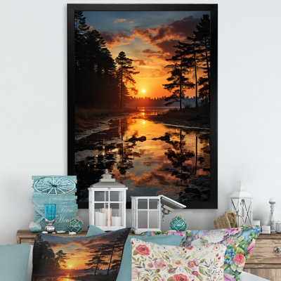 «Umashik Sunrise Tranquility», reproduction sur toile