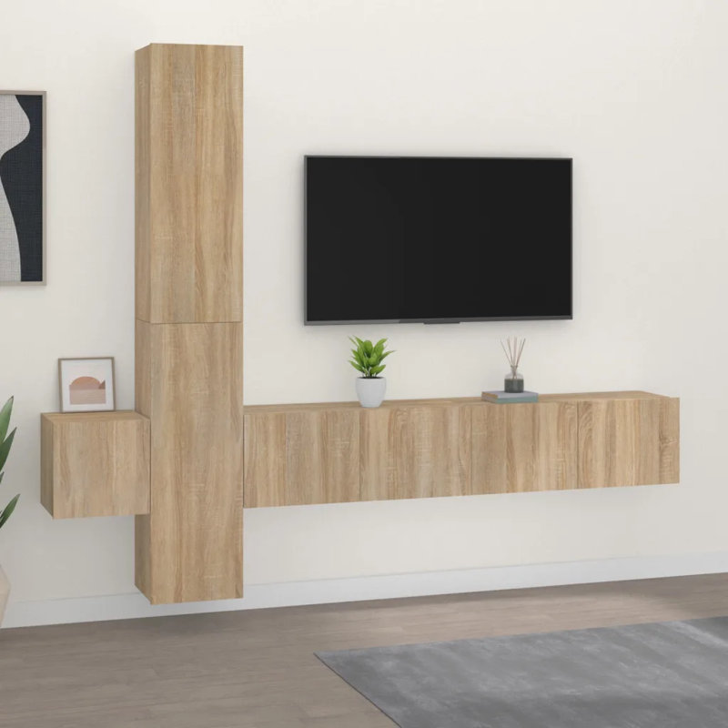 Console de meuble télé vidaXL, Chêne