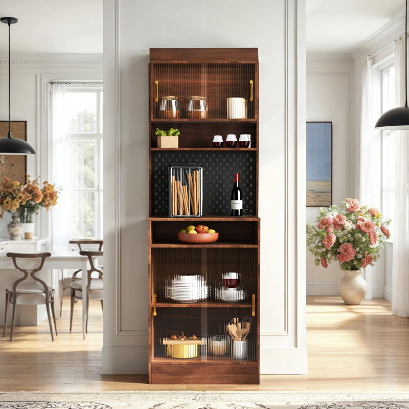 Buffet de cuisine 70,87 po H avec portes coulissantes