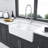 Double Bowl Functionality Ceramic Modern Kitchen Sink For Farmhouse Style