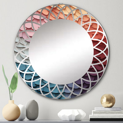 Mortemart - Miroir mural moderne rond