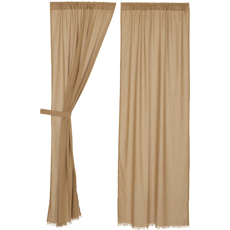 Paire de rideaux transparents avec passe-tringle Francoise