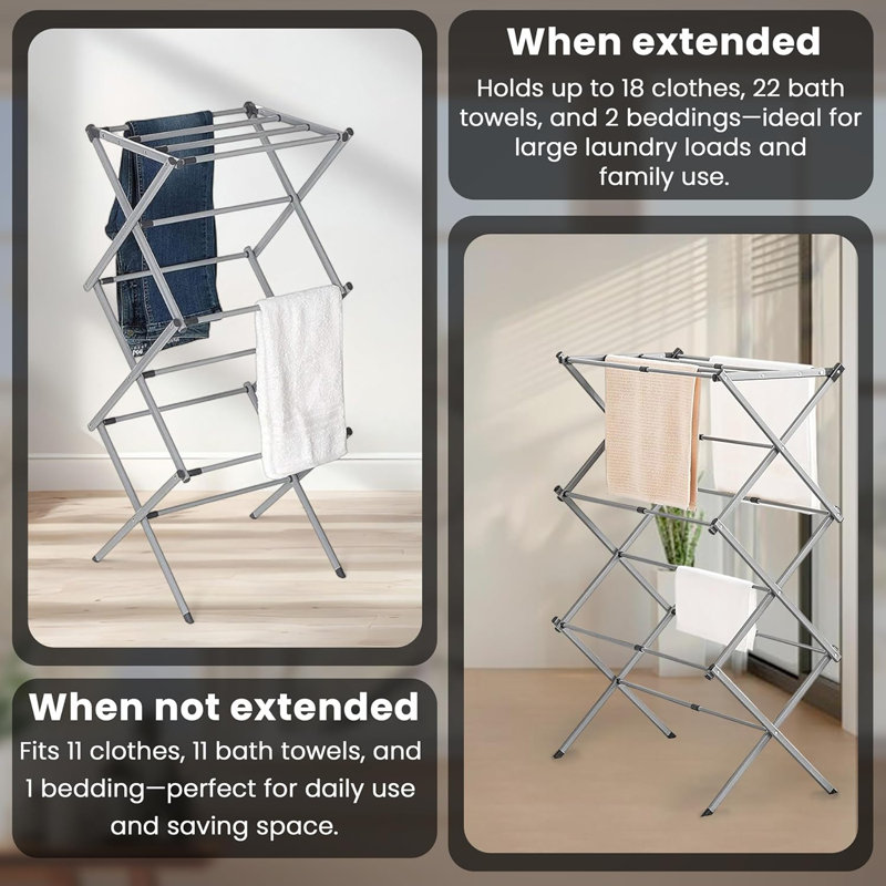 Metal Freestanding Drying Rack
