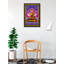 Buddah - Tranquil Ohm - Non Flock Blacklight - 24 x 36 po - affiche encadrée en bois avec verre plexi