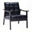 Chaise avec accoudoirs et dossier haut