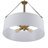 4-light Linen Drum Pendant