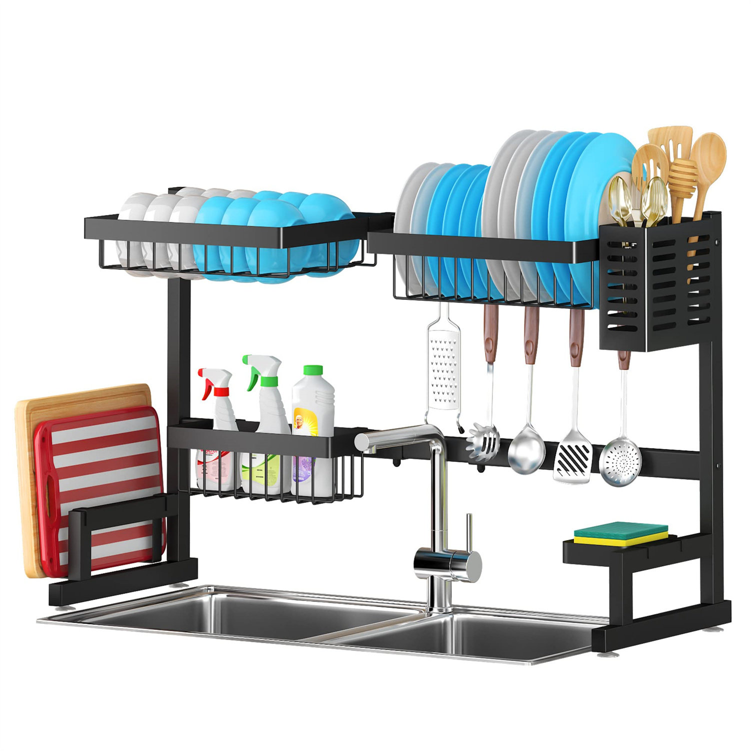 ASA Adjustable Stainless Steel Dish Rack | Wayfair