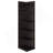 Cappuccino 6-Tier Corner Bookcase