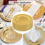 13" Gold Beaded Charger Plates 12 Pack, Wedding Table Decor