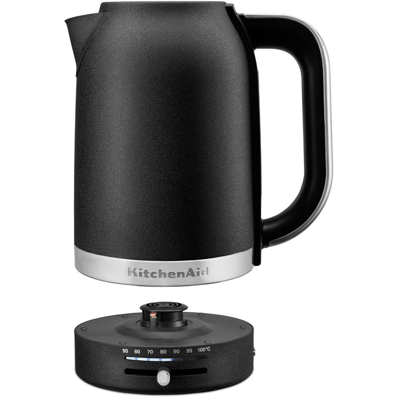 KitchenAid 1.7 Liter Electric Kettle, Cast Iron Black