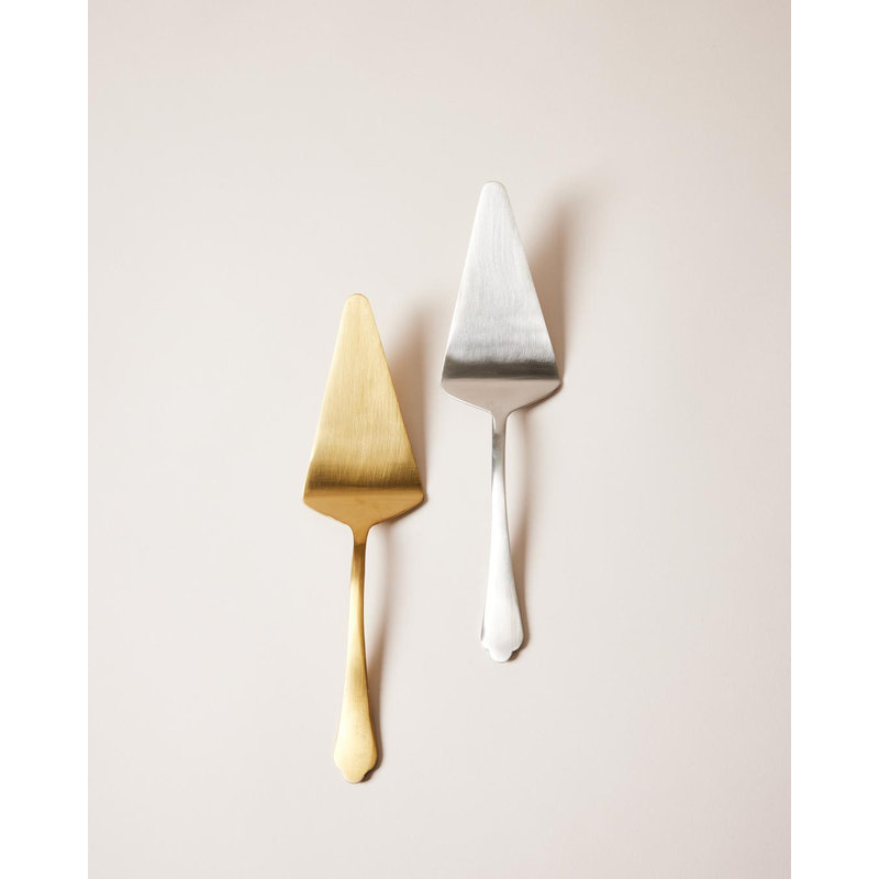 Essex Stainless Steel Cake Server, Gold