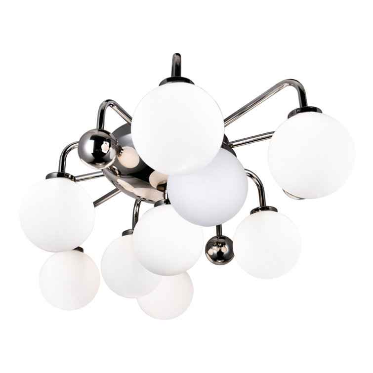 Malyki 9 - Light 24" Cluster Sphere Flush Mount