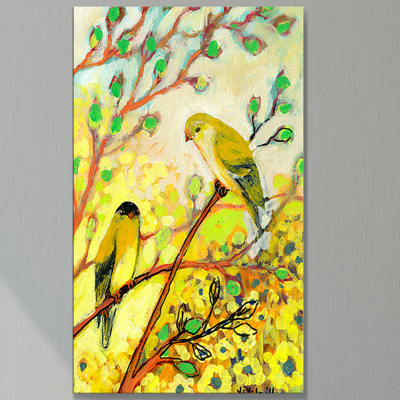 « aparted secrets no. 2 » par jennifer lommers,, reproduction d’art sur toile tendue, H 48 po x l 28 po x P 1,5 po
