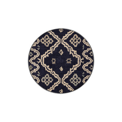 Machine Washable Purple Area Rug