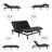 Massaging Zero Gravity Adjustable Bed with Wireless Remote-17985525