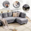 Canapé modulaire en L 95 po-605288891