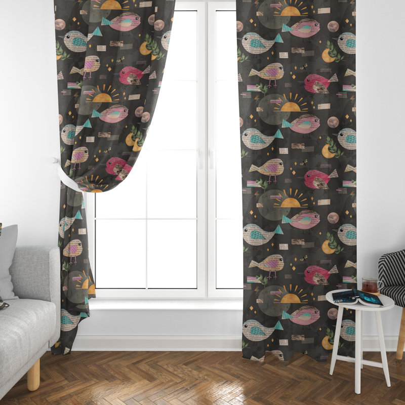 Joaquim Room Darkening Curtain Pair, 40" W x 61" L