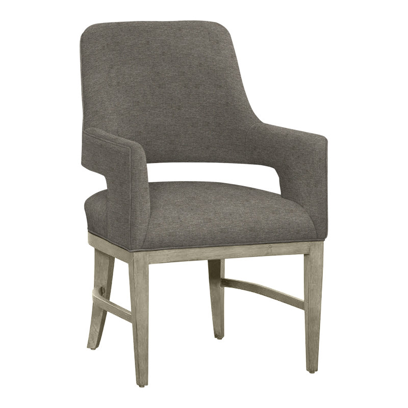 Chaise avec accoudoirs Josie, Amande chamois, 9906 Arctique