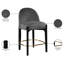 Tabouret de comptoir rembourré en tissu Maud-137995916-137995921