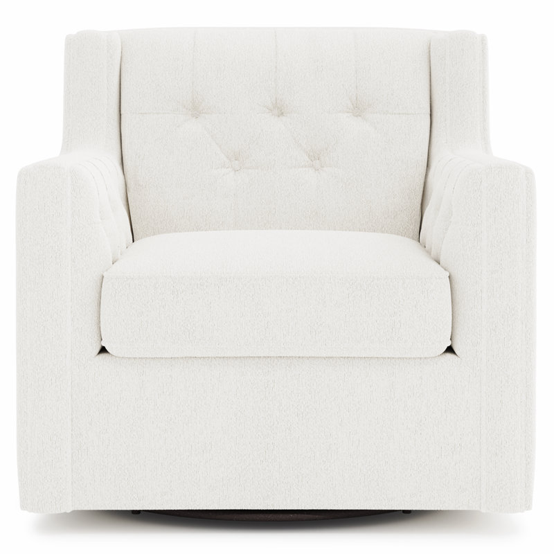 Candace Upholstered Swivel Club Chair