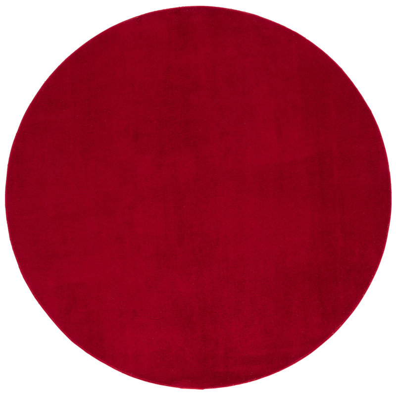 Tapis de couleur unie lavable à la machine Loft 300 Performance, Rond 4 po