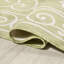 Tapis d'intérieur / extérieur vert / crème Dauphinais-1323943690