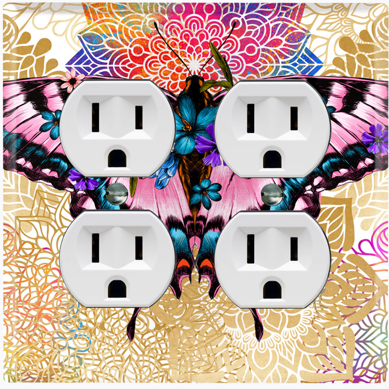 2 - Gang Toggle Light Switch Standard Wall Plate