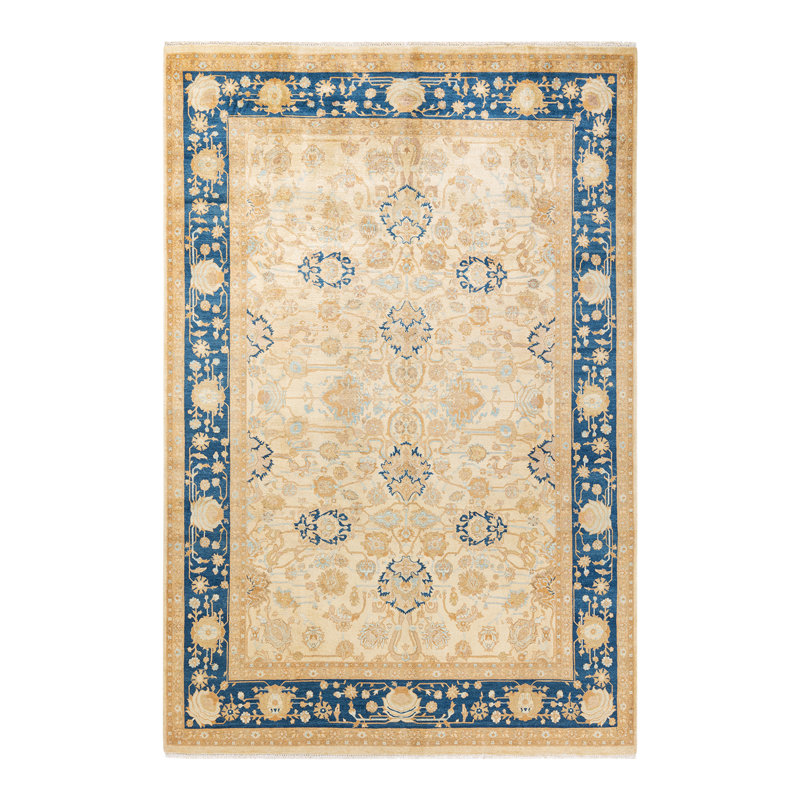 Classic One-of-a-Kind 6' 1" X 8' 10" Hand Knotted Area Rug