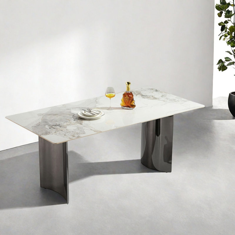 Table de salle à manger Modern, H 29,1 po x L 70,9 po x l 35,4 po