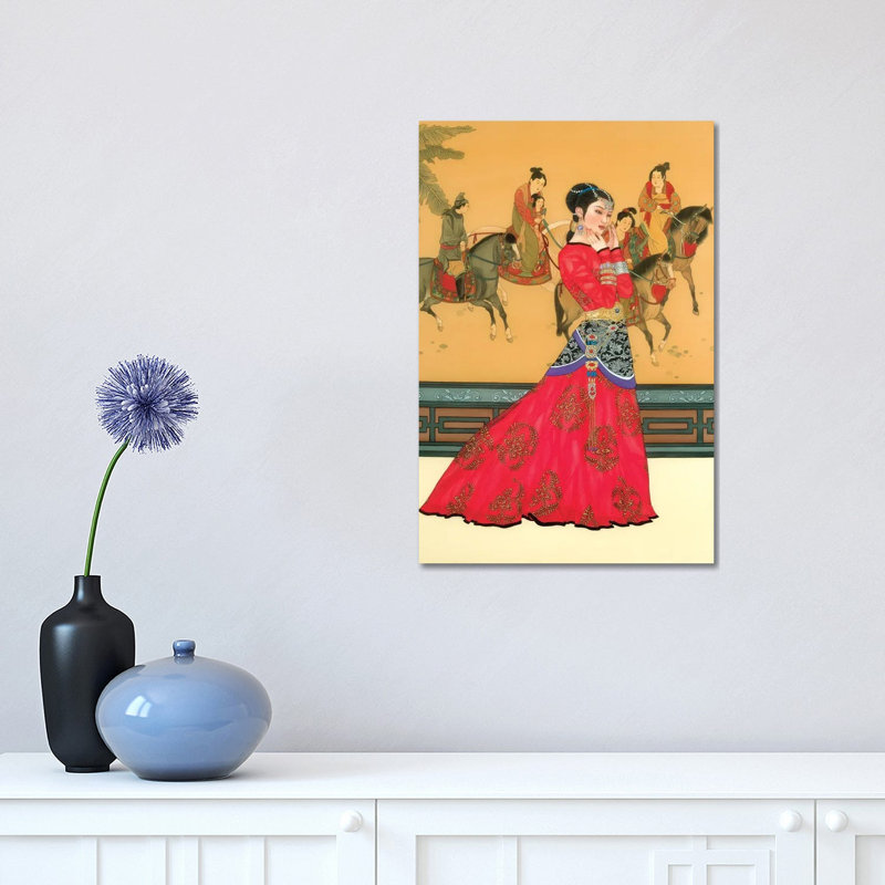 Li Wa - Painting on Canvas, 30.48 cm H x 45.72 cm W, Wrapped Canvas