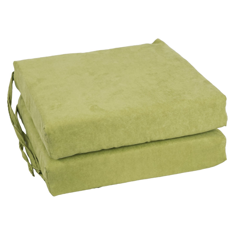 Outdoor 3'' Seat Cushion, Sage Green