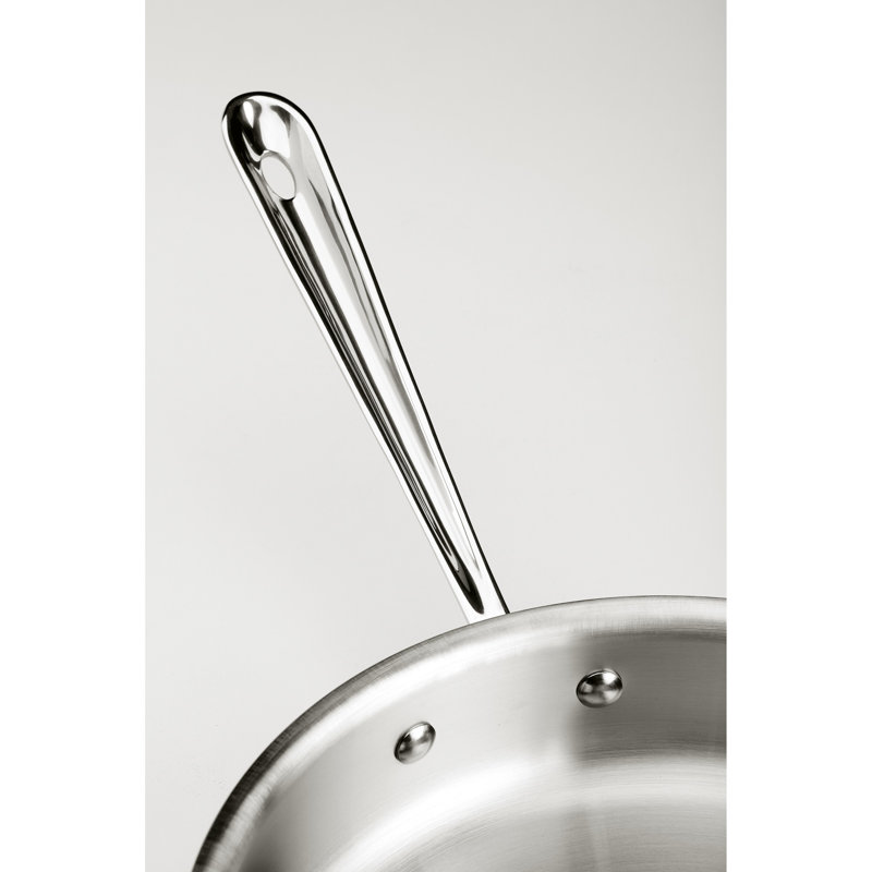 All-Clad D3 2 pintes Ensemble de deux chaudières en acier inoxydable avec couvercle