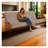 Memory Foam Infused Futon Mattress Full XL - Thick Foldable Sofa Bed Cushion with Washable Removable Cover & Heavy-Duty Zipper for Guest Room, Apartment, Dorm-1186361187