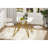 70.9-Inch Rectangular Glass Dining Table, Suitable For 1-8 People, Modern Style Home Kitchen Dining Table, Equipped With Sturdy Metal Table Legs,Suitable For Dining Room,Living Rooms, Offices-128396948