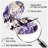 Victorian Elegance Soft Lavender Blossom II - Boom Shape Large Floral 3D Wall Clock-105569125