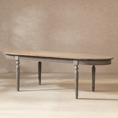 Imarah 94" Reclaimed Wood Oval Dining Table